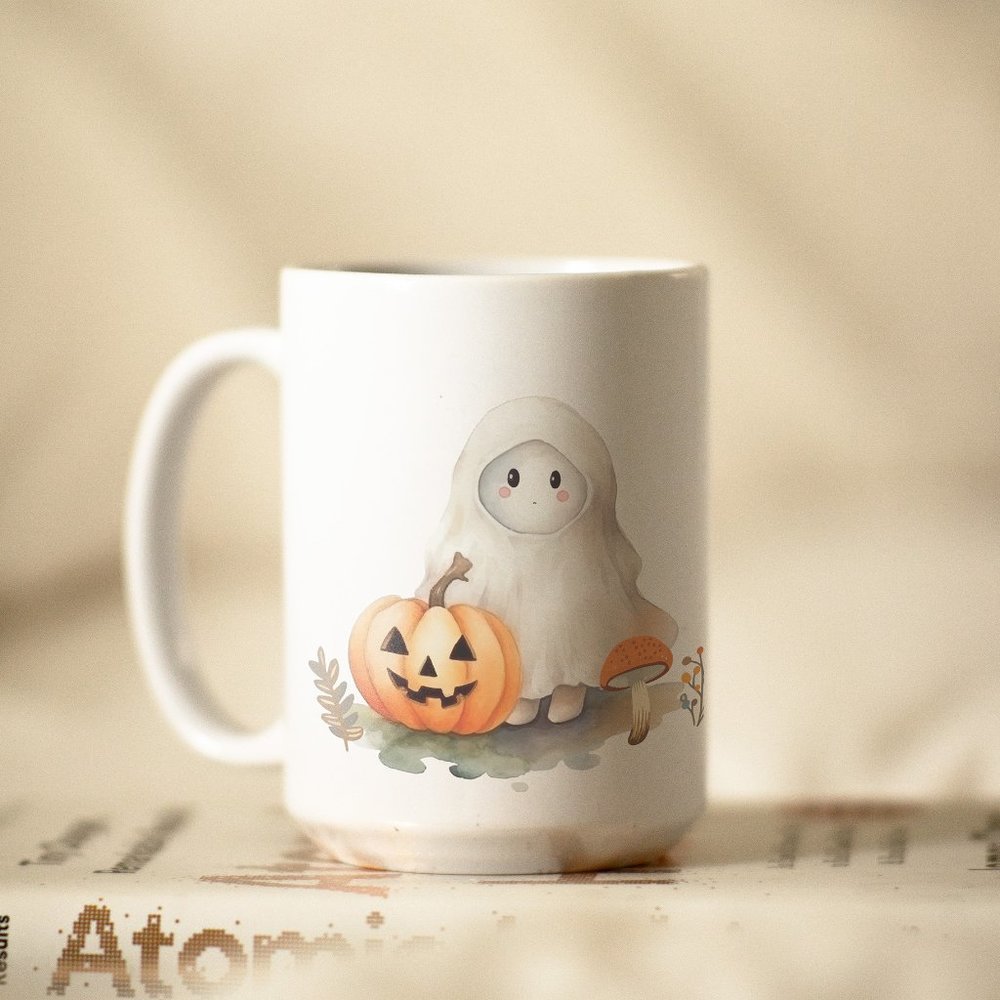 Spooky Night Coffee Mug. Halloween Coffee Cup. 15oz Ceramic Mug